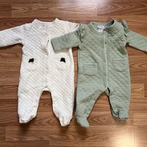 Nicole Miller Quilted Sleepers - Like new condition